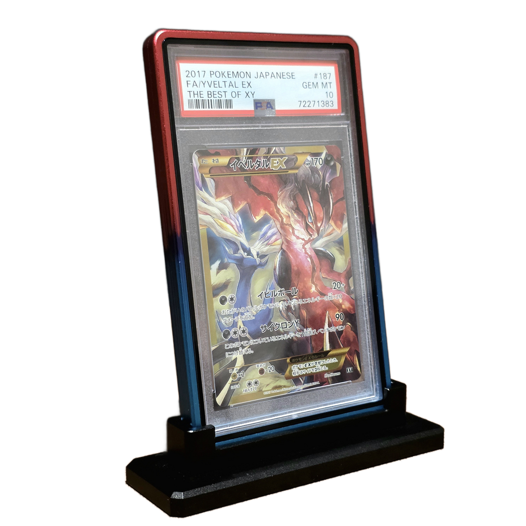 SlabX™ PSA/CGC Magnetic Aluminium Guard - Gradient: Red/Blue